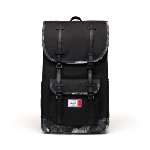 LEGO  5010436 Herschel Little America rugzak – zwart met abstracte stenen