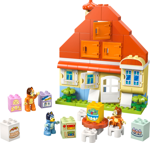 LEGO  10459 Huis van Bluey en haar familie met geheugenspel