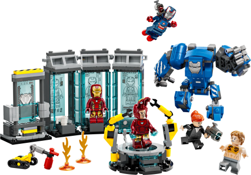 LEGO  76315 Iron Mans laboratorium: harnasruimte
