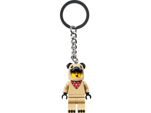LEGO  854158 Jongen in Franse buldogpak sleutelhanger