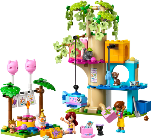 LEGO  42666 Kattenverjaardagsfeestje en boomhut