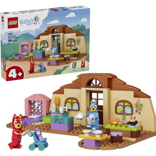 LEGO  11221 School met Rusty en Bluey