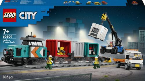LEGO  60509 Containertrein met kraan en vrachtwagen