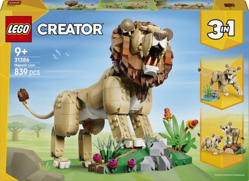 LEGO  31386 Wilde dieren: majestueuze leeuw