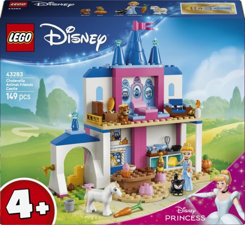 LEGO  43283 Assepoesters kasteel met dierenvriendjes