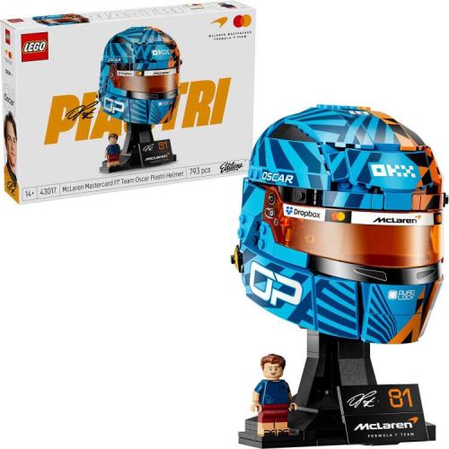LEGO  43017 McLaren Mastercard F1 Team helm van Oscar Piastri