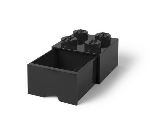 LEGO  5005711 LEGO Zwarte opslagsteen met 4 noppen en een lade