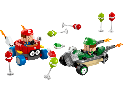 LEGO  72034 Mario Kart – Baby Mario vs. Baby Luigi