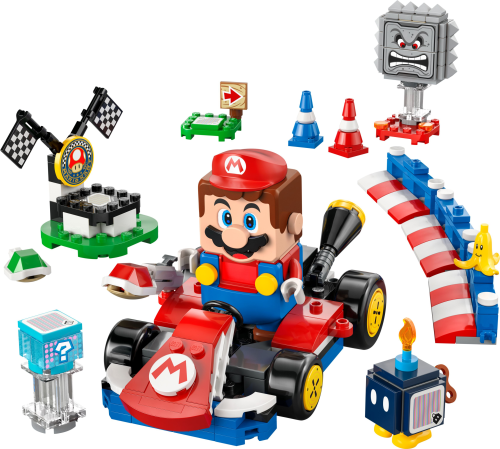 LEGO  72043 Mario Kart – Interactieve LEGO Mario en standaardkart