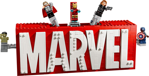 LEGO  76313 MARVEL logo en minifiguren