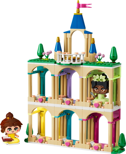 LEGO  43291 Mini Belle en Tiana met kasteel