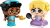 LEGO  43303 Mini Jasmine en Rapunzel