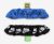 LEGO  5010016 Nike x LEGO collectie haarelastieken met stof (2 stuks)