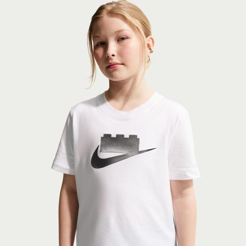 LEGO  5010250 Nike x LEGO collectie T-shirt voor oudere kinderen – wit