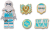 LEGO  5010454 NINJAGO Zane 5-pack