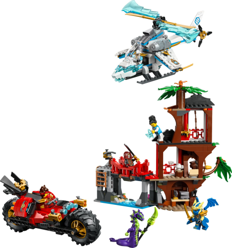 LEGO  71857 Ninjavoertuigen bij de boomhut