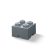 LEGO  5006933 Opbergsteen met 4 noppen – donkergrijs