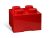LEGO  5006968 Opbergsteen met 4 noppen – rood