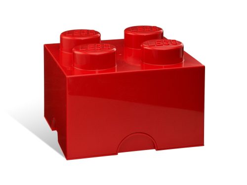 LEGO  5006968 Opbergsteen met 4 noppen – rood