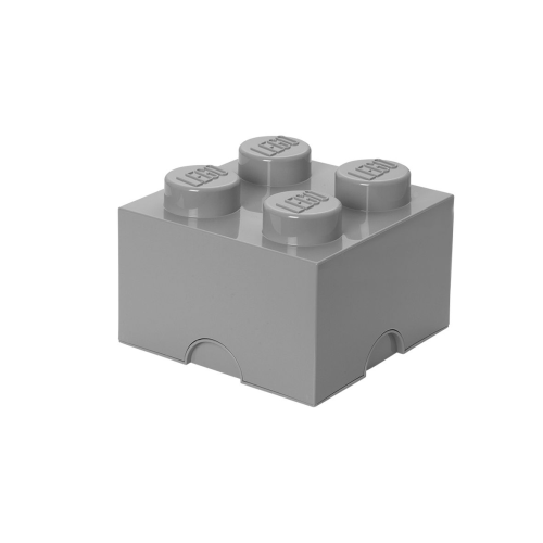LEGO  5007073 Opbergsteen met 4 noppen – steengrijs