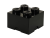 LEGO  5006930 Opbergsteen met 4 noppen – zwart
