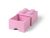 LEGO  5006173 Opbergsteen met 4 noppen en 1 lade – lichtpaars