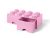 LEGO  5006134 Opbergsteen met 8 noppen en 2 lades – lichtpaars
