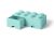 LEGO  5006182 Opbergsteen met 8 noppen en 2 lades – zeeblauw
