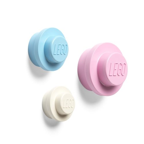 LEGO  5006139 Ophanghakenset – wit, lichtblauw, roze