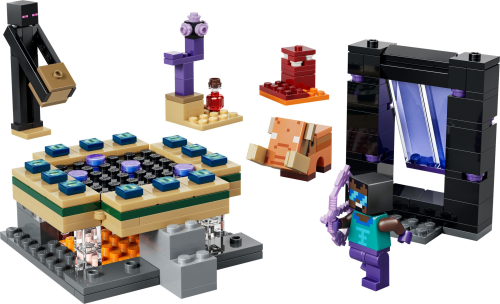 LEGO  21584 Reis naar de Nether en het End-portaal