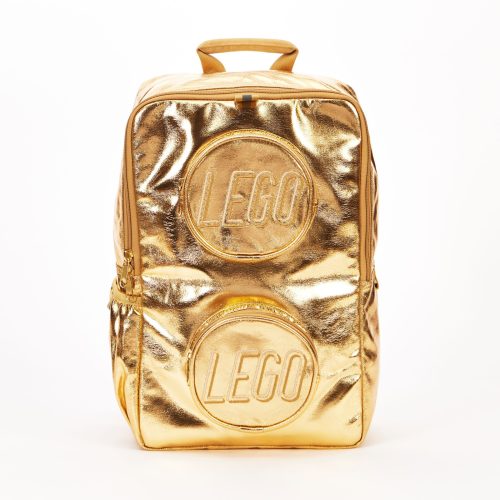 LEGO  5008721 Rugzak in de vorm van een steen – metallic goud