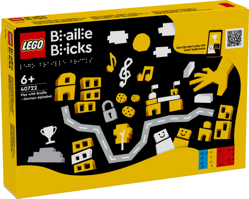 LEGO  40722 Spelen met braille – Duits alfabet