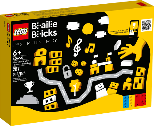 LEGO  40655 Spelen met braille – Frans alfabet