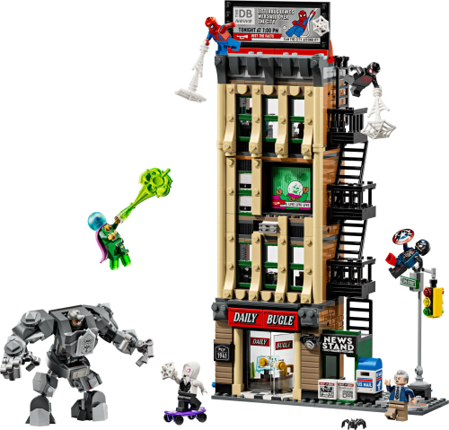 LEGO  76342 Spider-Man vs. Mysterio: de Daily Bugle