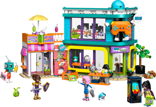 LEGO  42674 Stripboeken- en gamewinkel