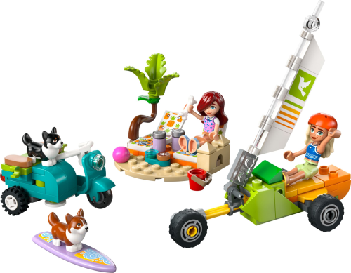 LEGO  42641 Surf- en scooterplezier met de honden