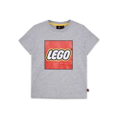 LEGO  5009092 T-shirt met korte mouwen en logo voor kinderen – grijs gemêleerd