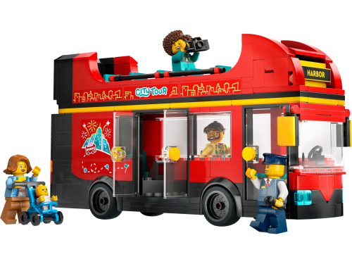 LEGO  60407 Toeristische rode dubbeldekker