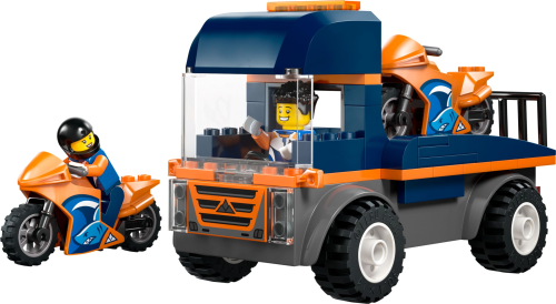 LEGO  60491 Transportwagen voor motoren