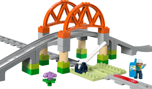 LEGO  10426 Treinbrug en rails uitbreidingsset