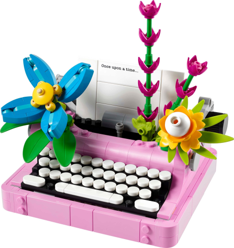 LEGO  31169 Typemachine met bloemen