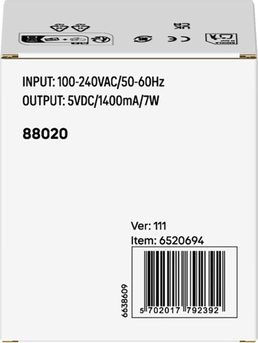 LEGO  88020 USB stroomadapter
